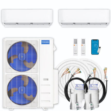 MRCOOL DIY 5th Gen Multi-Zone 2-Zone 48,000 BTU 22 SEER2 (9K + 36K) Ductless Mini-Split Air Conditioner and Heat Pump