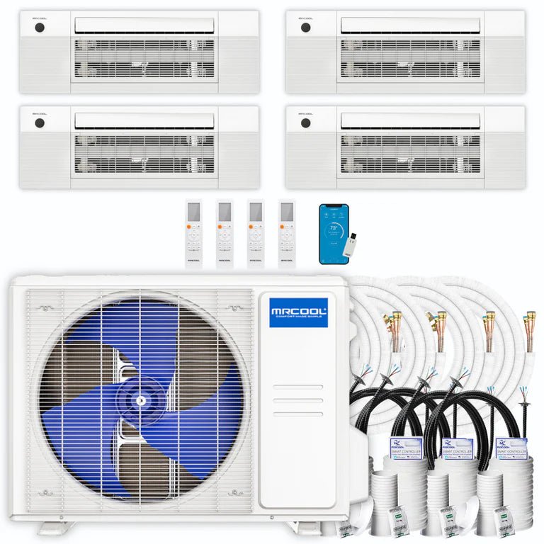 MRCOOL-DIY-4th-Gen-4-Zone-36000-BTU-9K-9K-12K-12K-Ductless-Mini-Split-System-with-Ceiling-Cassettes-477734