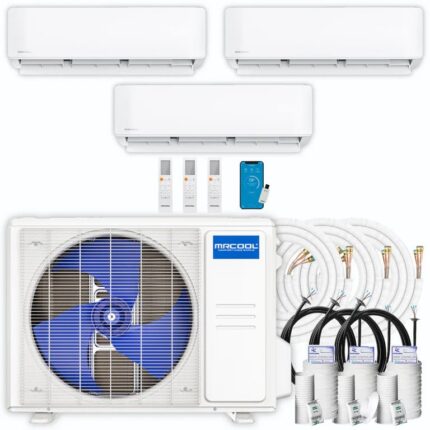 MRCOOL DIY 5th Gen Multi-Zone 3-Zone 36,000 BTU 23 SEER2 (9K + 9K + 9K) Ductless Mini-Split Air Conditioner and Heat Pump